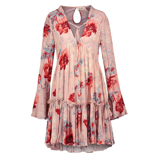 Floral Pleated Dress