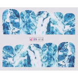 Broken Marble Theme | 12 Colors To Choose From | Nail Art Decals