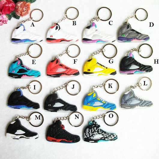 3D Printed Nike Air Jordan 5 Key Chains Collectibles