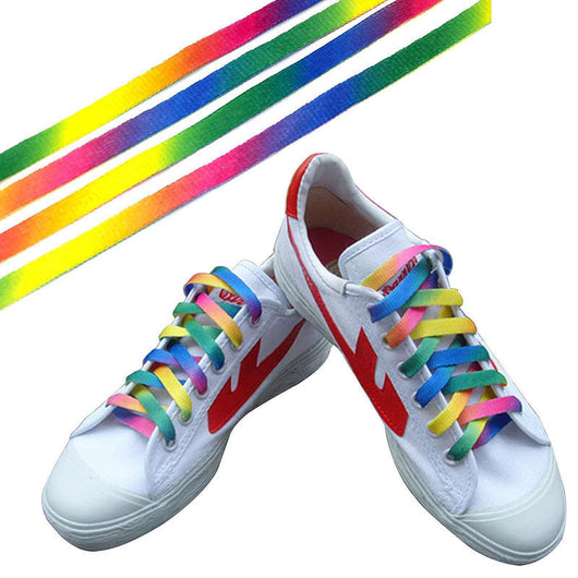 Rainbow Style Shoelaces