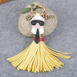 Cute Karlito Leather Bag Charm - 10 Colors Available!