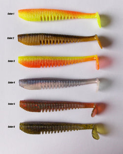 6 Pieces Per Pack Fishing Silicon Bait - Slark's Fishing Collection