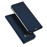 Deluxe Leather Wallet Flip Case For Samsung Galaxy 8