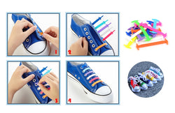No Tie Style Shoelace Kit with FREE Chuck Taylors Keychain