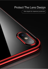 Transparent Ultra Thin Back Case For iPhone X