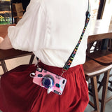 Gypsum Series - Retro Camera With Free Lanyard Case for iPhone