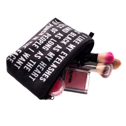 Long Eyelashes = Perfect Eyelashes Cosmetic And Make Up Bag