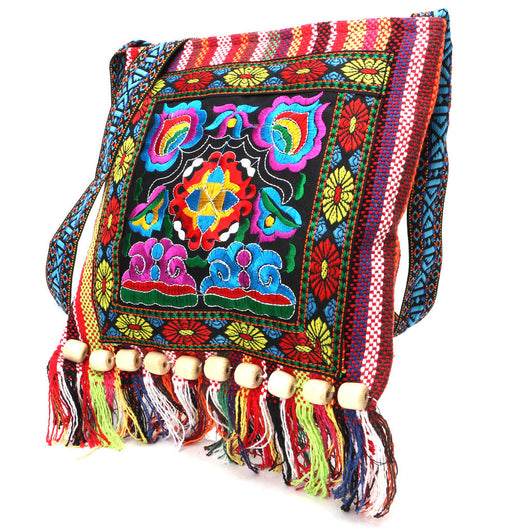 Katie - Eastern Bohemian Inspired Vintage Tassel Bag