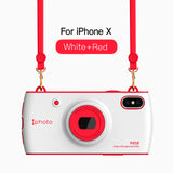 *Best Seller* Retro Cover Case For iPhone X - Comes with Free Lanyard!
