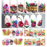 Summer Desserts | 15 Colors To Choose From | Nail Art Decals