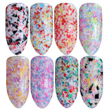 Nail Decor #1 - 12 Color Per Set | Abstract Flowers Inspired Set