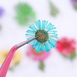 3D Dried Flower Theme | Nail Art Decals