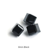 3D Rhinestone Cube Charms | 10 Pieces Per Set