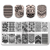 Stamping Template #2 - Mixed Art Theme | 6 Patterns To Choose From!