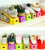 Multi Colored Stacking Shoe Organizer